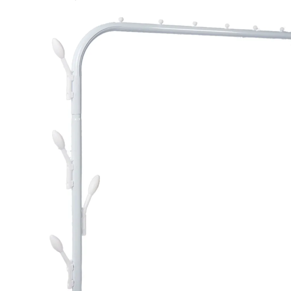 110X40X150Cm Clothes Rack Hanger 2-Layer Shoe Shelf Coat Hanger F52-8-1196