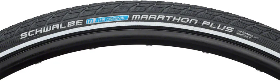 2 Pack Schwalbe Marathon Plus Tire 700 x 28 Clincher Wire Performance Line 11100767.01