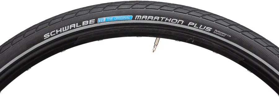 2 Pack Schwalbe Marathon Plus Tire 700 x 38 Clincher Wire Performance Line 11100770