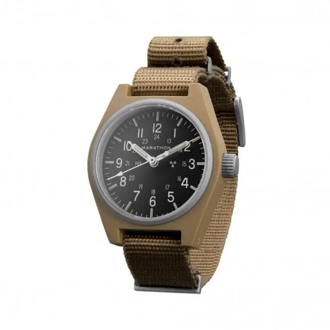 34mm Desert Tan General Purpose Mechanical (GPM) Nylon DEFSTAN Watch