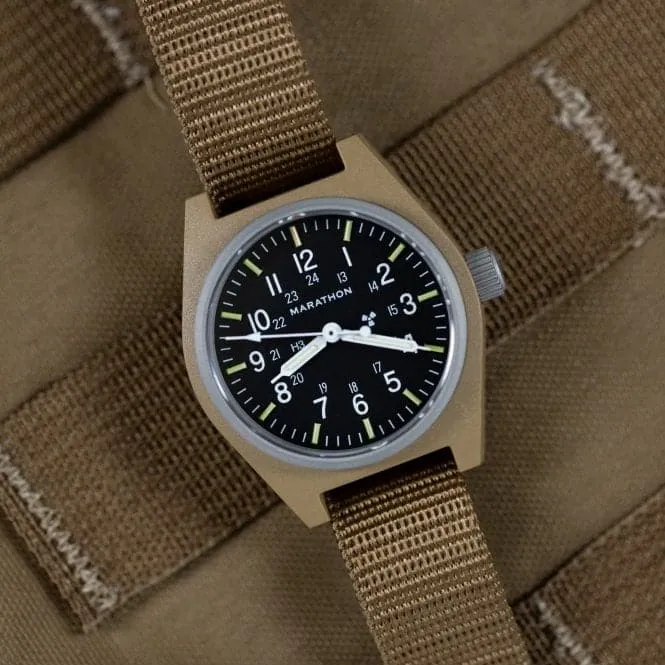 34mm Desert Tan General Purpose Mechanical (GPM) Nylon DEFSTAN Watch