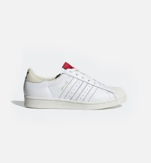 424 Shell-Toe Mens Lifestyle Shoe - White/Red