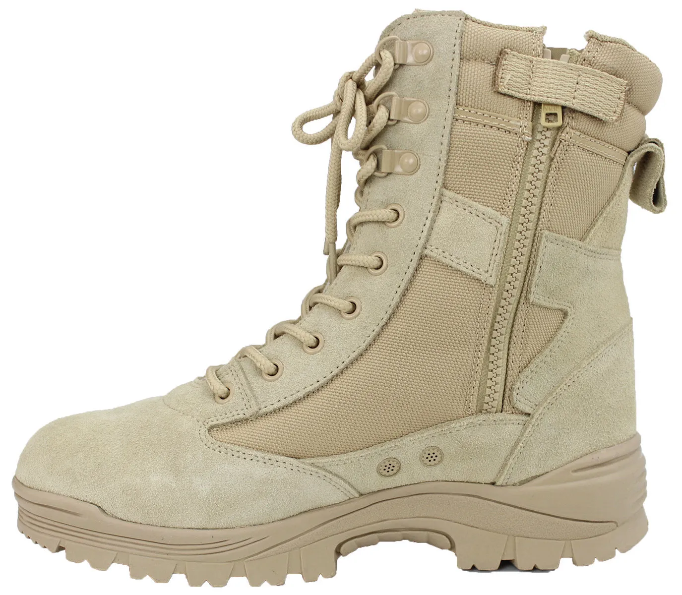 8" Ryno Gear Combat Boots (Beige)