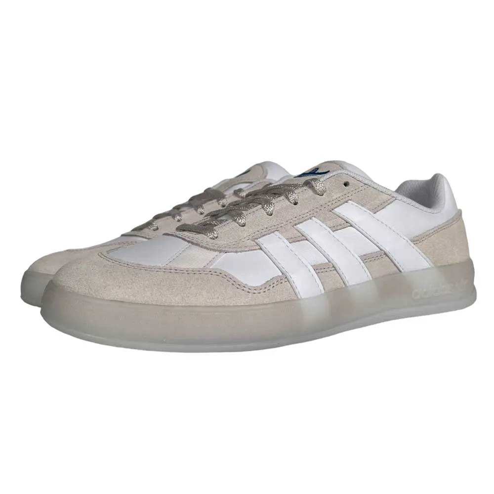 Adidas Aloha Super Mark Gonzales White White Bluebird Suede Leather Shoes