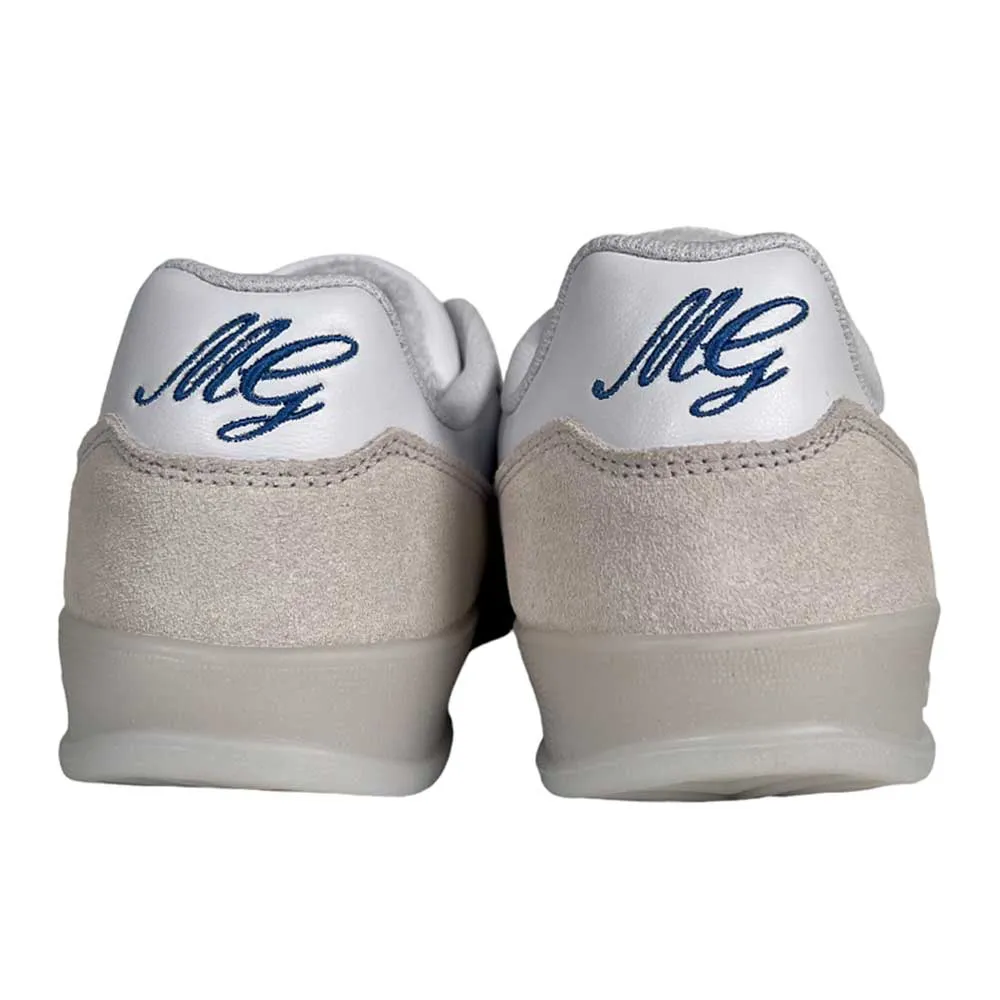 Adidas Aloha Super Mark Gonzales White White Bluebird Suede Leather Shoes