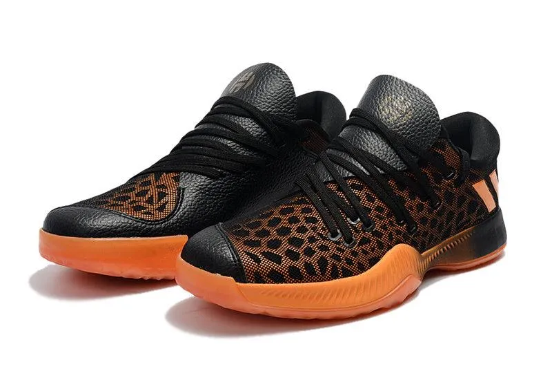 Adidas Harden Cheetah Sneaker Black Orange