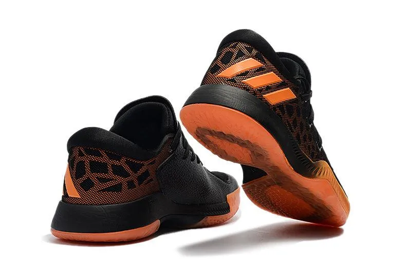 Adidas Harden Cheetah Sneaker Black Orange