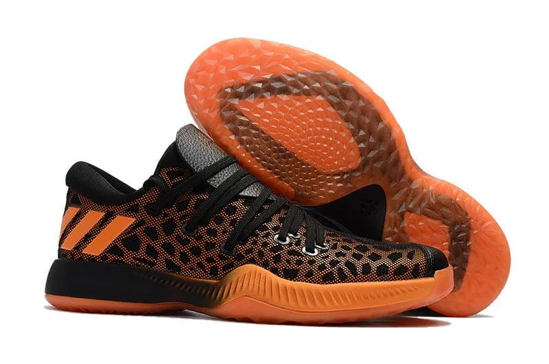 Adidas Harden Cheetah Sneaker Black Orange