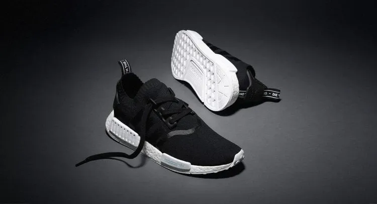 Adidas NMD_R1 Primeknit 'Monochrome' sneakers, black