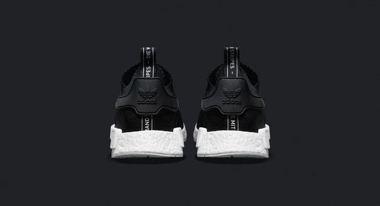 Adidas NMD_R1 Primeknit 'Monochrome' sneakers, black