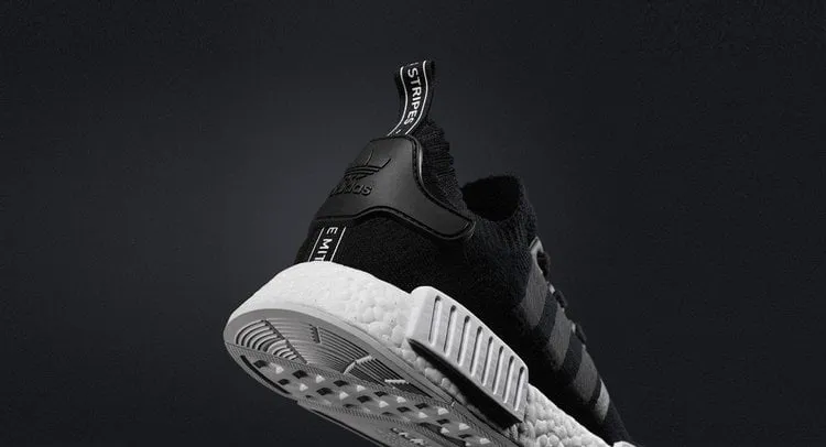 Adidas NMD_R1 Primeknit 'Monochrome' sneakers, black