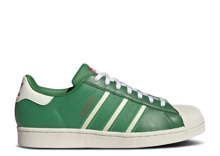 Adidas SUPERSTAR 'GREEN BEIGE' sneakers, green