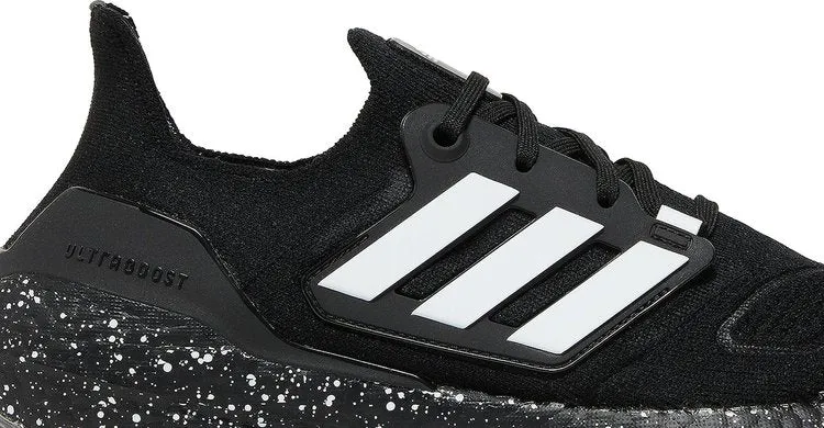 Adidas UltraBoost 22 'Black White Speckled' sneakers, black