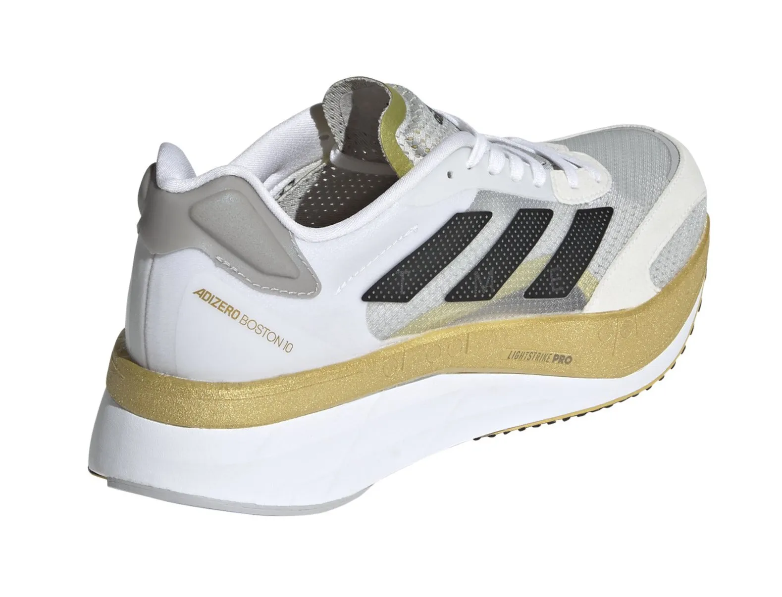 adidas Women's Adizero Boston 10 Tinman Elite -White/Core Black/Grey (GV7716)