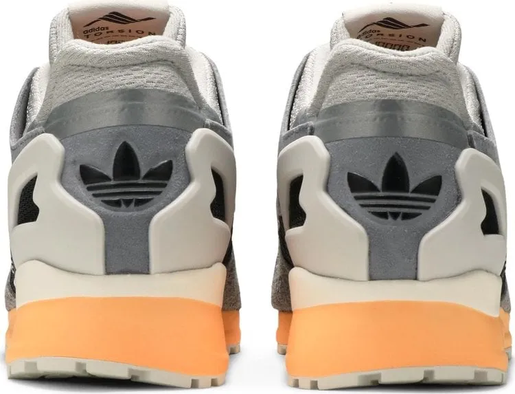 Adidas ZX 10000 C 'Grey Acid Orange' sneakers, gray