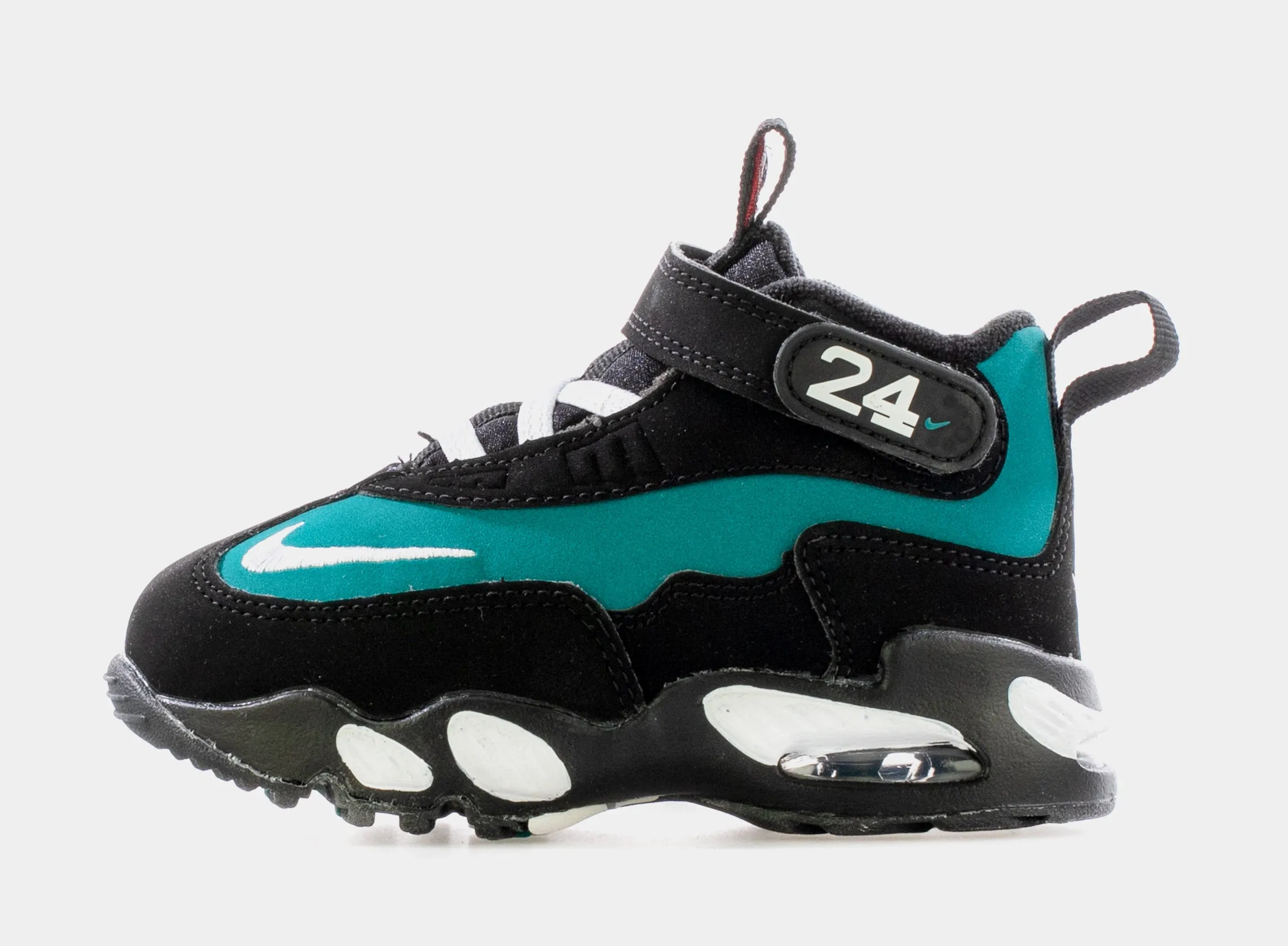 Air Griffey Max 1 Freshwater Infant Toddler Lifestyle Shoe (Black/Freshwater/White/Varsity Red) Free Shipping