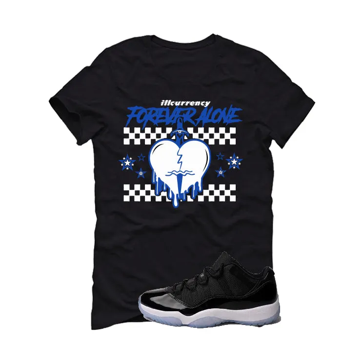 Air Jordan 11 Low “Space Jam” | illcurrency Black T-Shirt (Forever Alone)