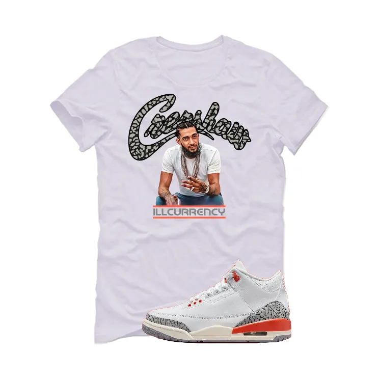 Air Jordan 3 WMNS “Georgia Peach” | illcurrency White T-Shirt (Crenshaw)