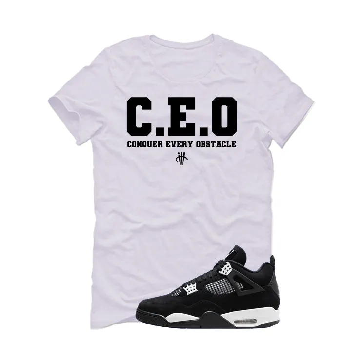 Air Jordan 4 White Thunder White T-Shirt (CEO)| illcurrency