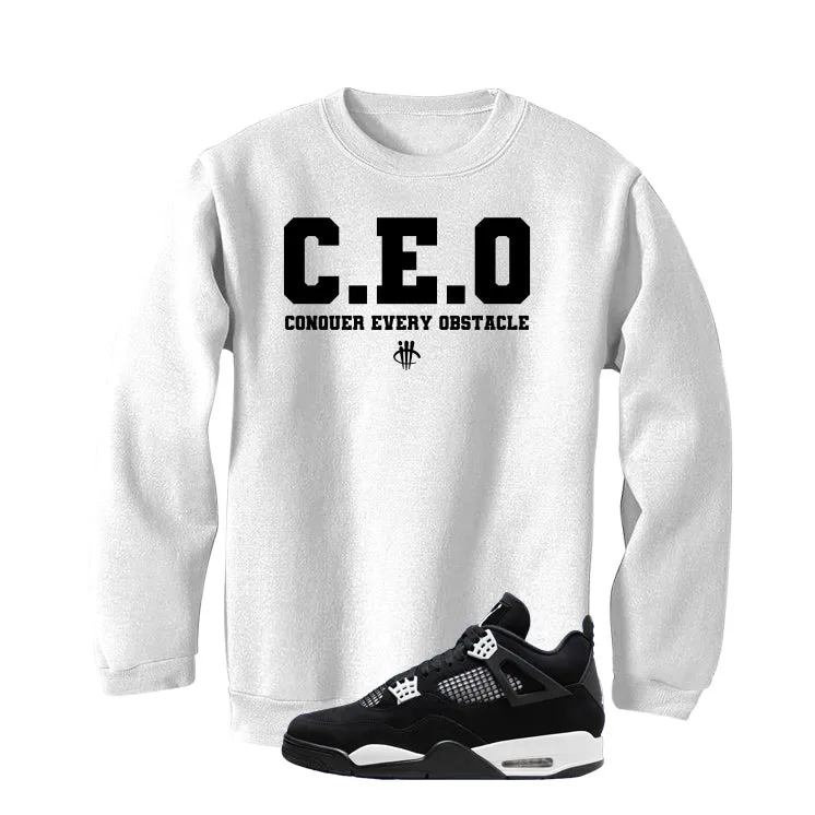 Air Jordan 4 White Thunder White T-Shirt (CEO)| illcurrency