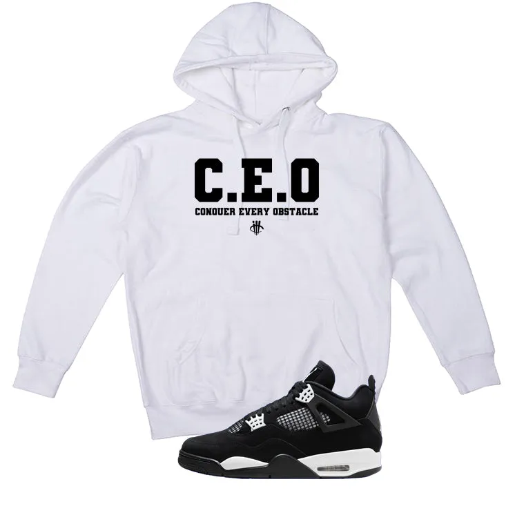 Air Jordan 4 White Thunder White T-Shirt (CEO)| illcurrency