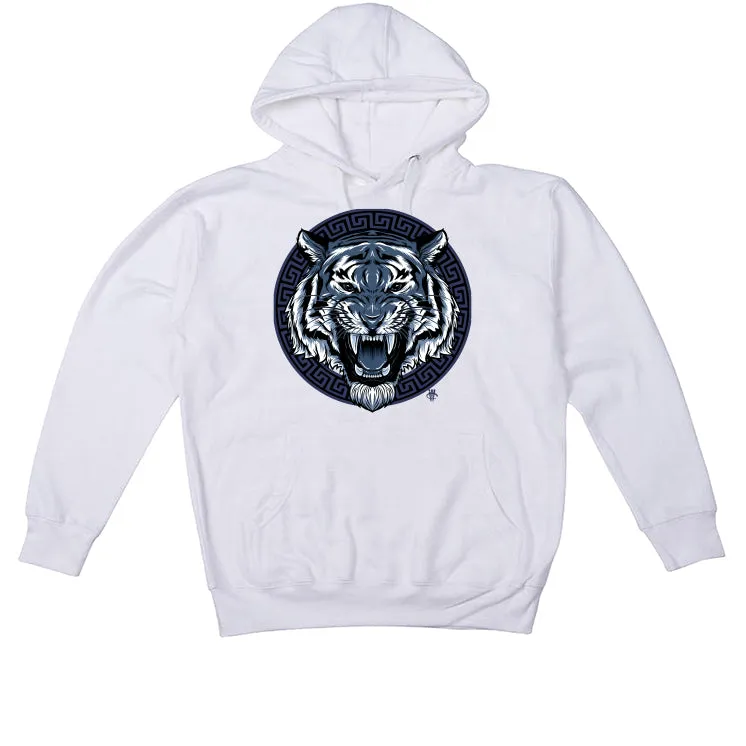 Air Jordan 5 “Georgetown” | illcurrency White T-Shirt (ANGRY TIGER)