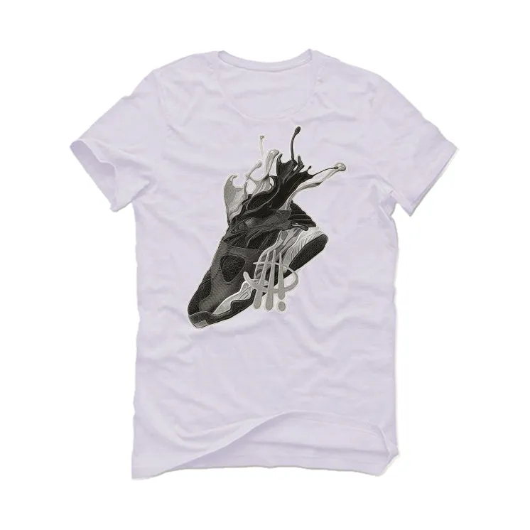 Air Jordan 8 Winter “Gunsmoke” | illcurrency White T-Shirt (SPLASH 8)