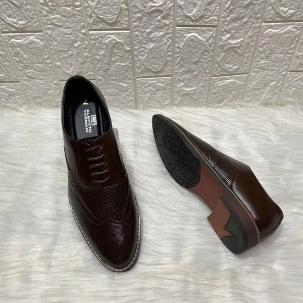 ALBERTO FERMANI BROWN FORMAL SHOES