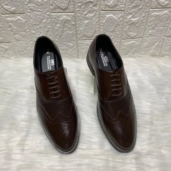 ALBERTO FERMANI BROWN FORMAL SHOES