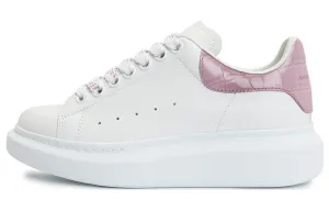 Alexander McQueen Oversized Croc sneakers, white/pink