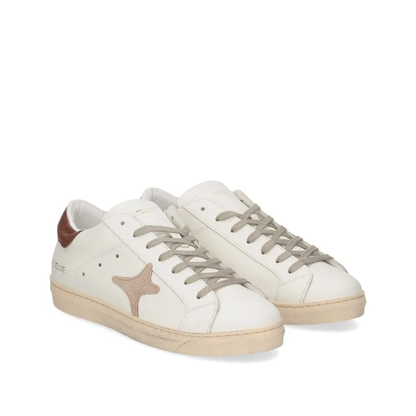 AMA BRAND SNEAKERS 2520 BIANCO-MARRONE