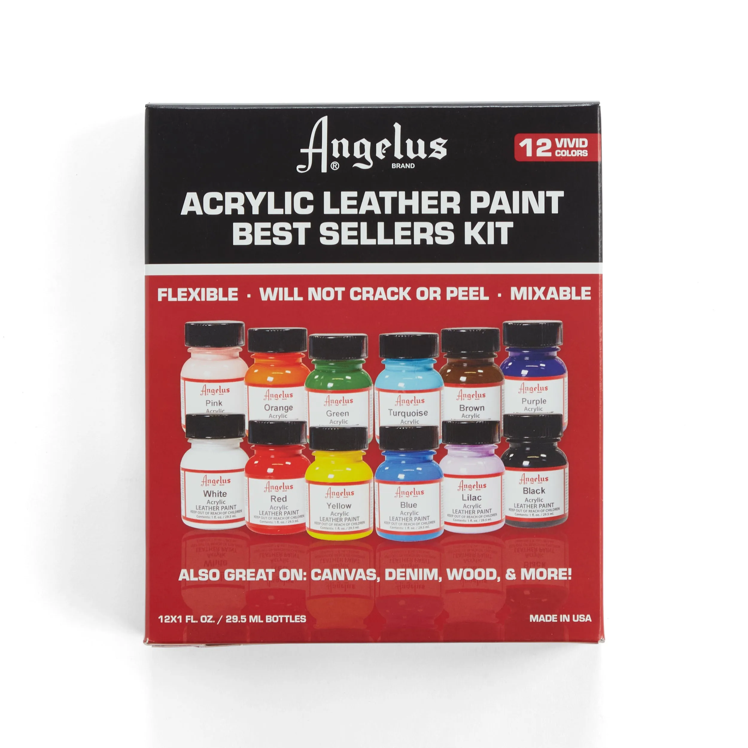 Angelus Best Sellers Leather Paint Set