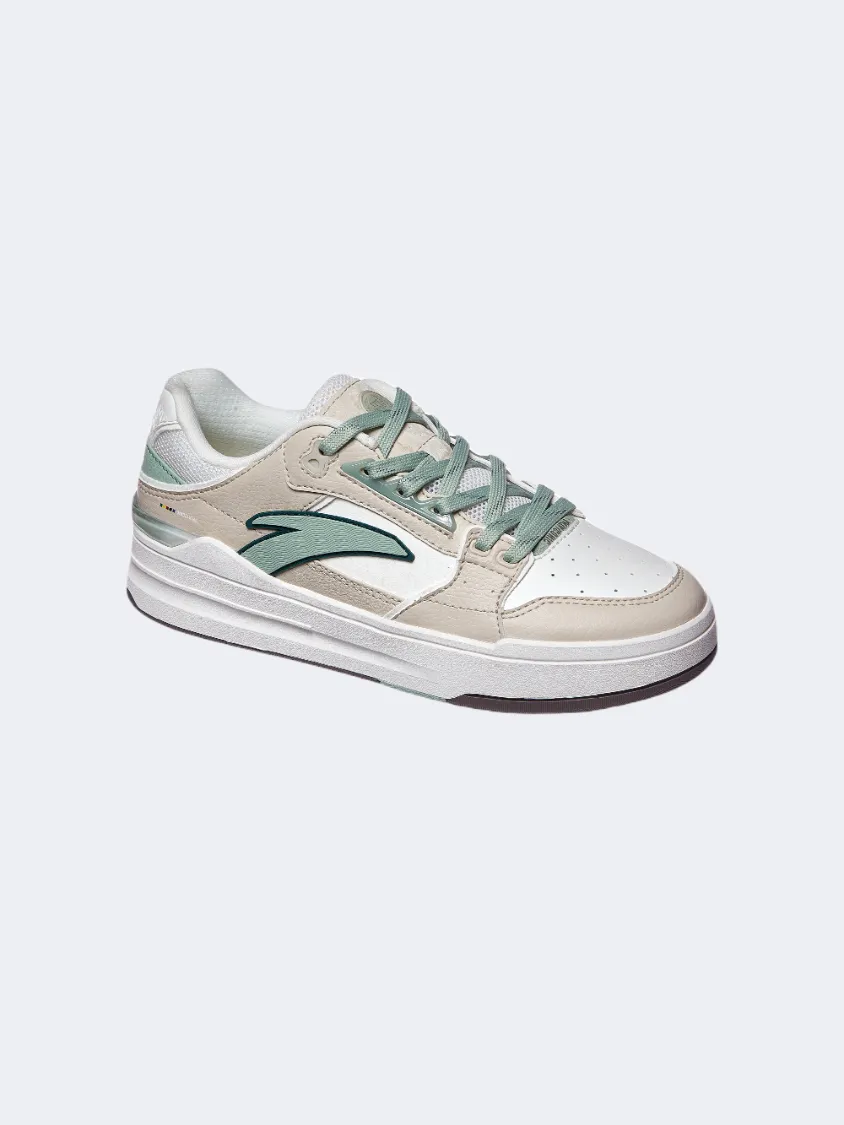 Anta Street Play Lite Women Lifestyle Shoes White/Grey/Green