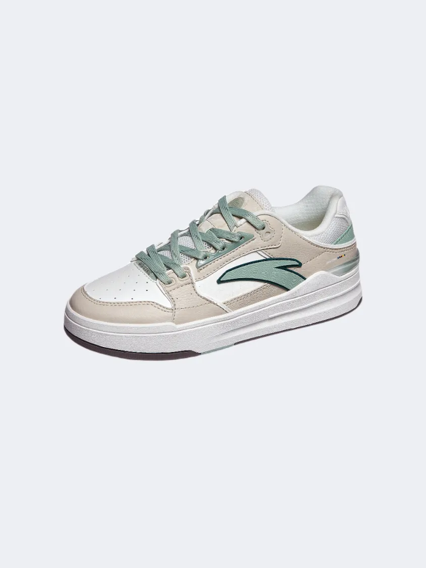 Anta Street Play Lite Women Lifestyle Shoes White/Grey/Green