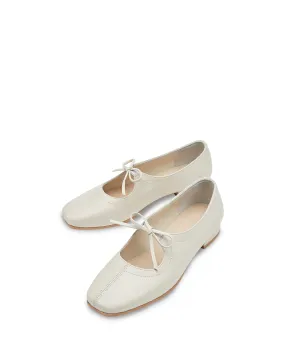 [APOA] Seasonless Venda Flat Shoes Off White