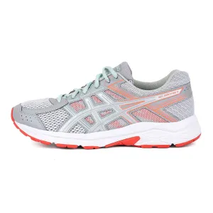 Asics Gelcontend 4 Running Sport Shoes Fabric Grey Colour For Women