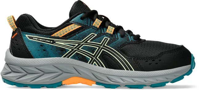 ASICS JUNIOR GEL VENTURE BLACK/COOL SHOE