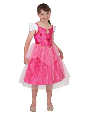 Aurora Sparkle Deluxe Costume for Kids - Disney Sleeping Beauty