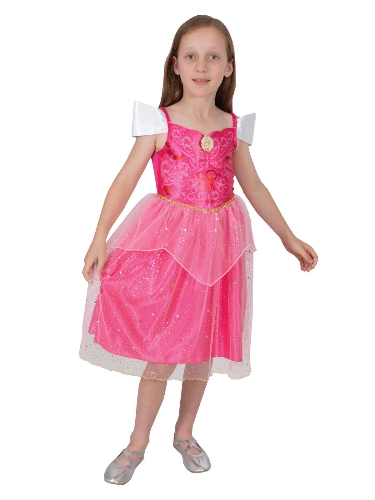 Aurora Sparkle Deluxe Costume for Kids - Disney Sleeping Beauty