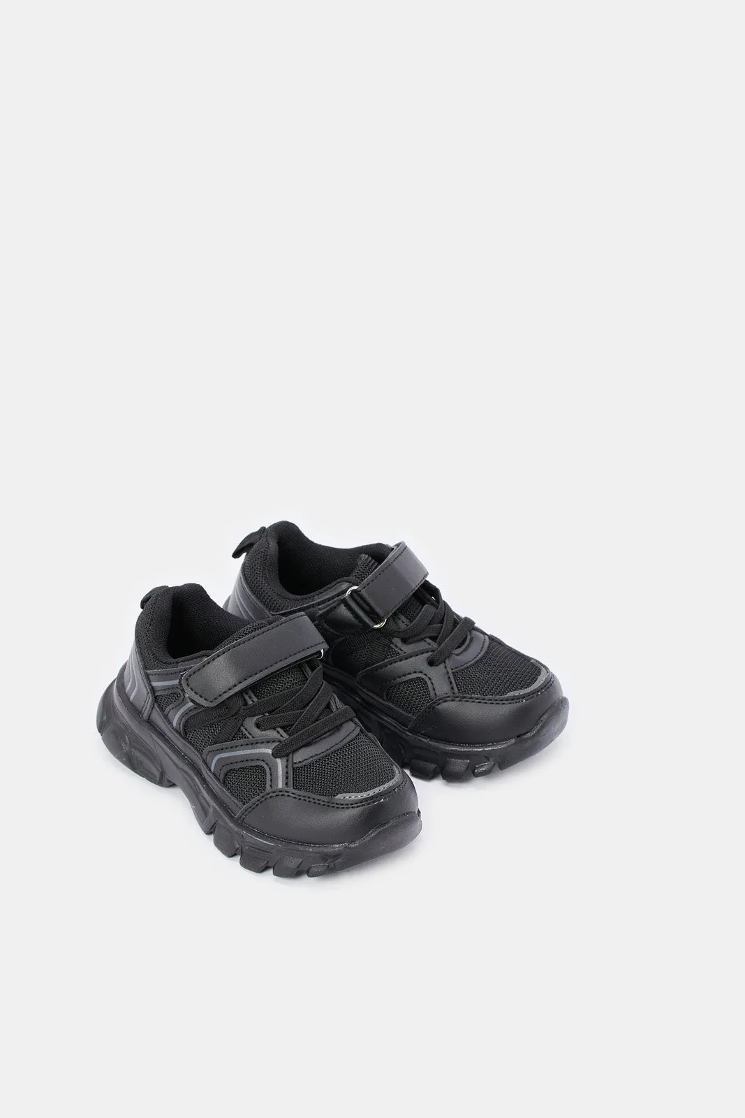 Boys Triple Black Sneakers