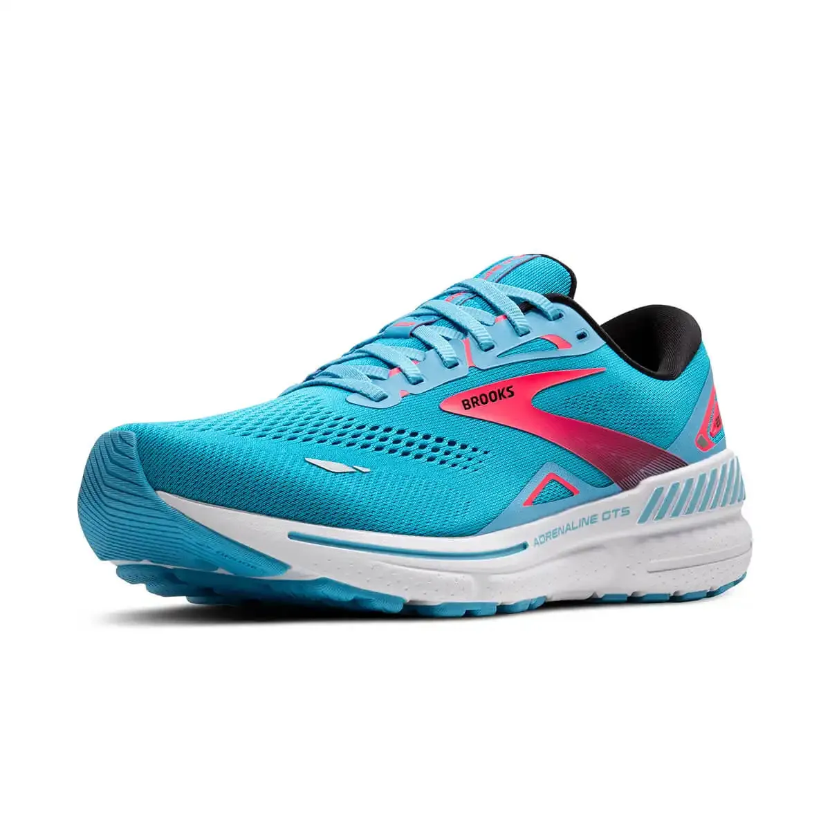 Brooks Adrenaline GTS 23 Mens | Crystal Seas/diva Pink/black