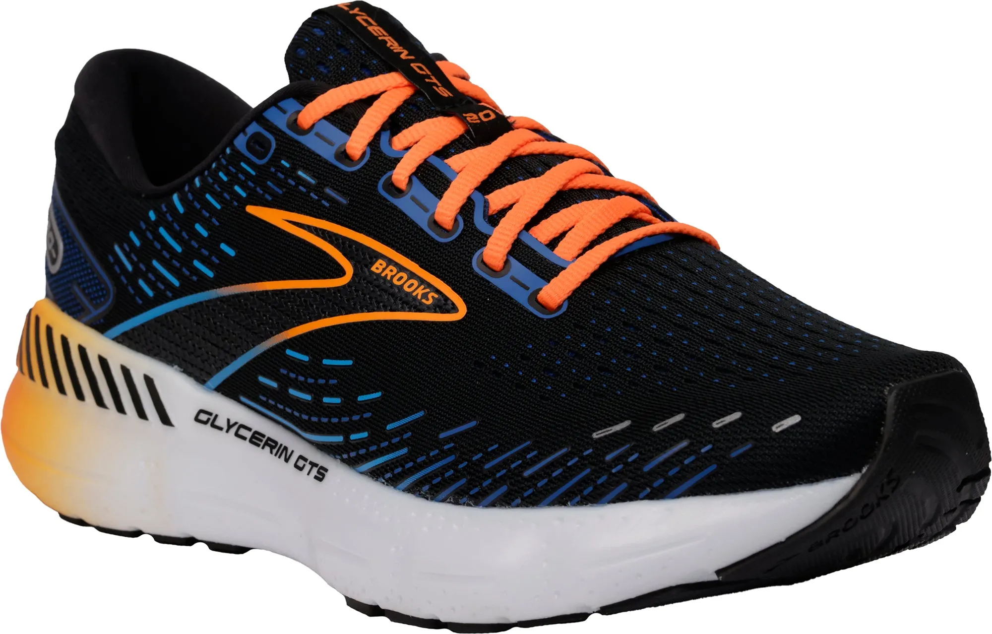 Brooks Glycerin GTS 20 Mens Running Shoes - Black