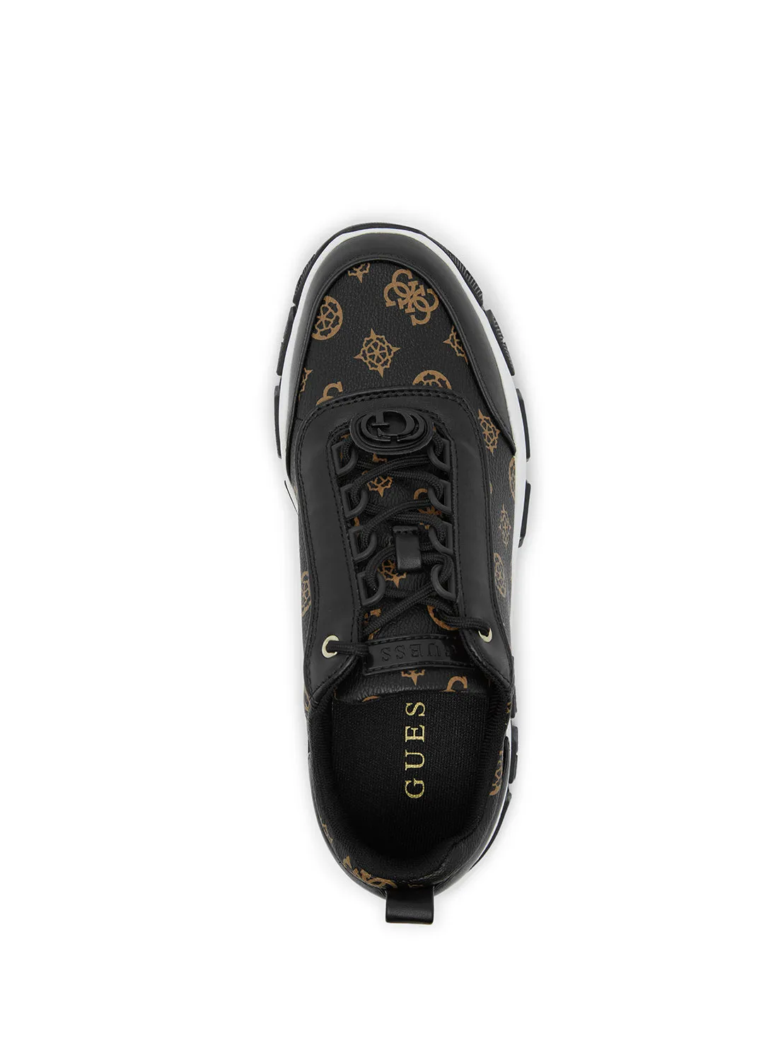 Brown Bria Logo Low Top Sneakers