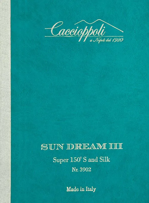 Caccioppoli Sun Dream Kizzu Blue Wool Silk Pants