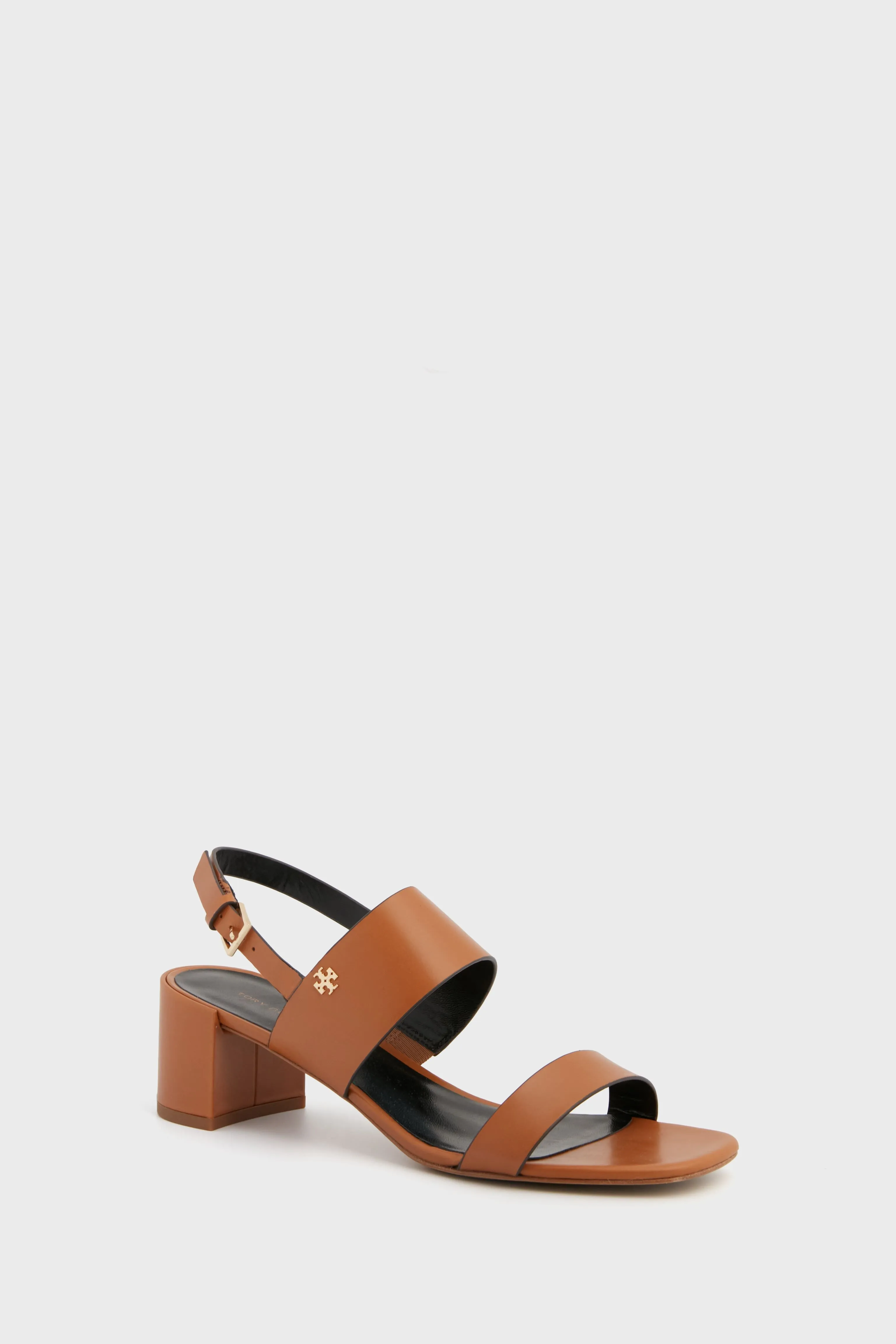 Caramel Corn Double T Heeled Sandal