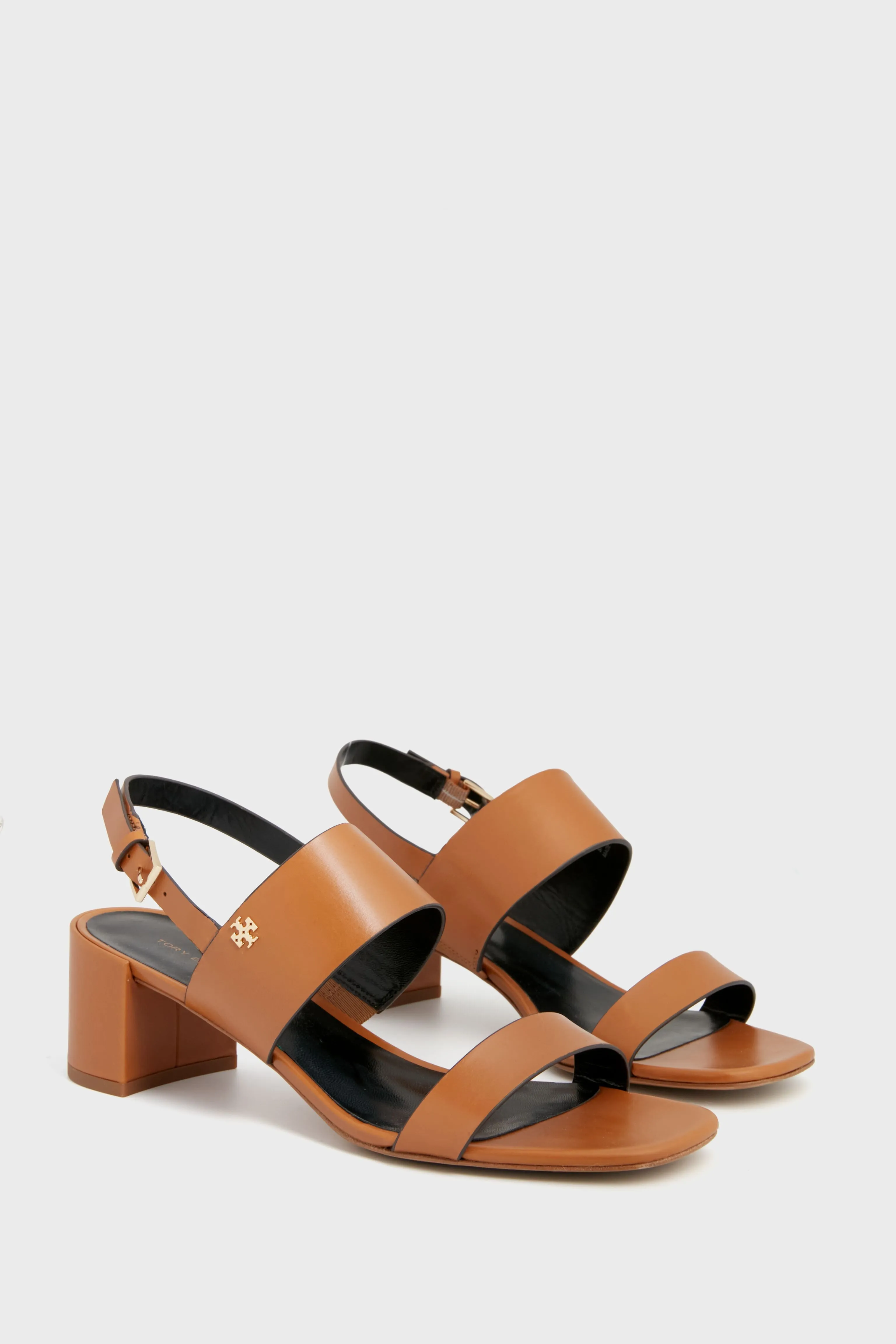 Caramel Corn Double T Heeled Sandal