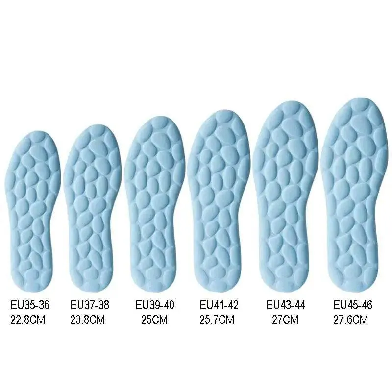 Comfortable Shock-Absorbing Memory Foam Insoles for Active Lifestyle - Breathable & Customizable Fit