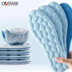 Comfortable Shock-Absorbing Memory Foam Insoles for Active Lifestyle - Breathable & Customizable Fit