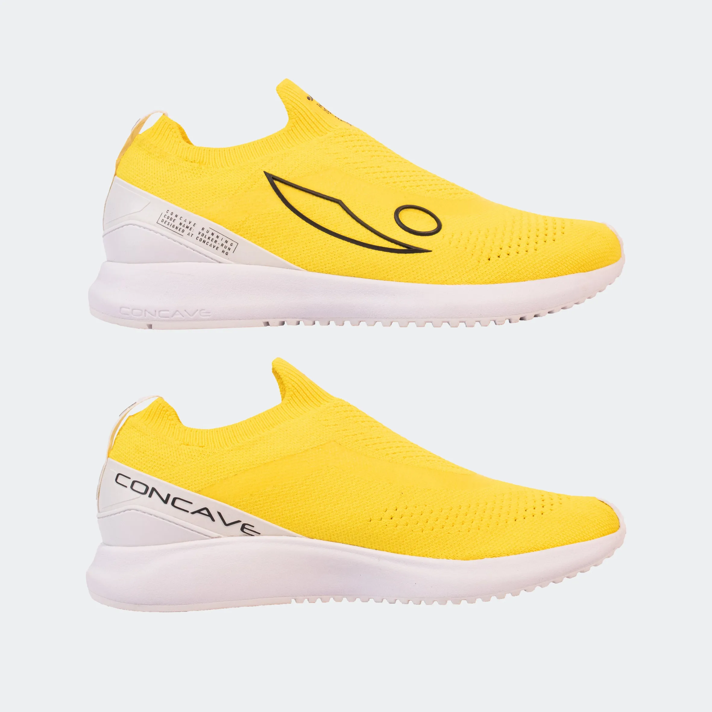 Concave Running - Volker Run - Yellow / White