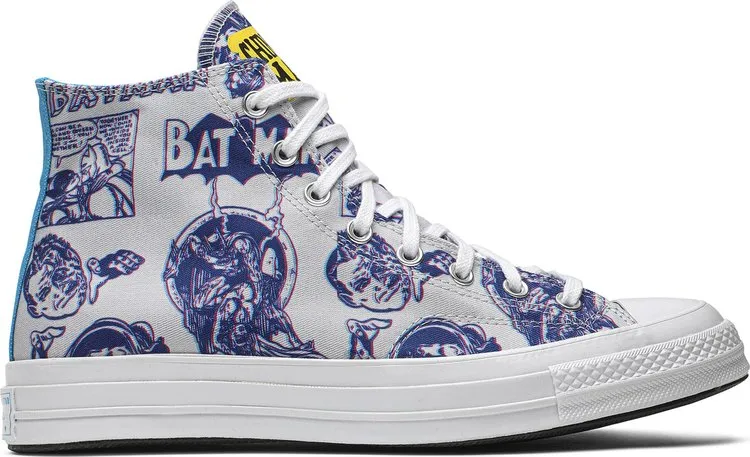 Converse DC Comics x Chinatown Market x Chuck 70 High 3D Batman Print Sneakers, White